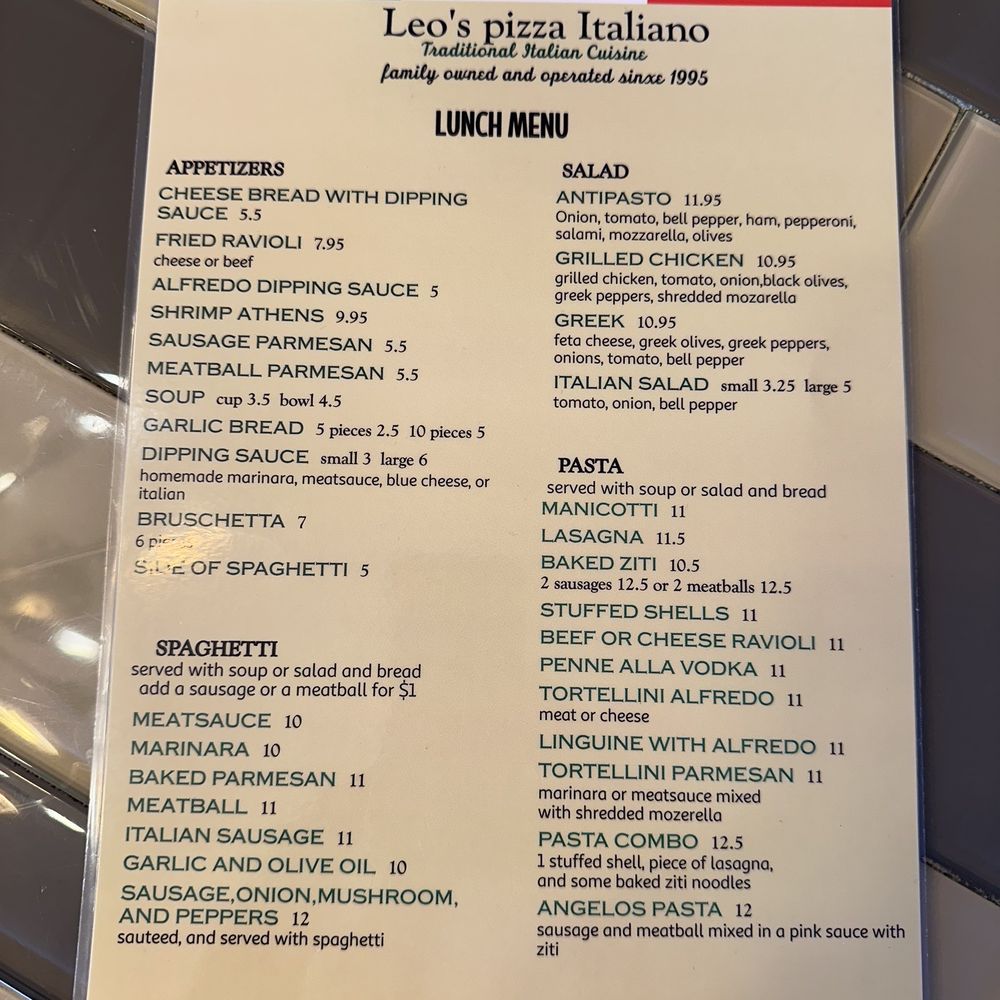 Pizza Italiano - the menu of the restaurant - Pizza Near Me - Jacksonville, Florida Pizza Italiano - the menu of the restaurant - Pizza Near Me - Jacksonville, Florida