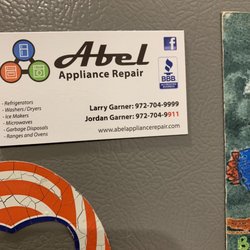 Abel Appliance Repair - Contact info for all my HVAC needs moving forward