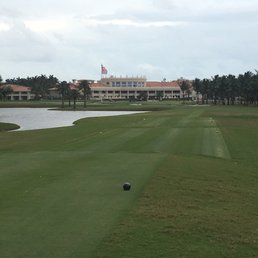 18th hole on the Blue Monster