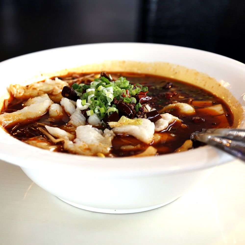 Lulu's Kitchen - Spicy Fish Fillet with Spicy Supreme Broth...  Supreme indeed! - Szechuan Near Me - Dublin, California