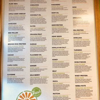 JuiceLand - JL Menu - Juice Bars & Smoothies Near Me - Austin, Texas JuiceLand - JL Menu - Juice Bars & Smoothies Near Me - Austin, Texas