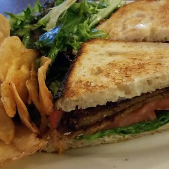 Veggie Galaxy - Veggie Galaxie's vegan BLT made with seitan bacon is wonderfully flavorful. Also, their chips are house made. - Breakfast & Brunch Near Me - Cambridge, Massachusetts