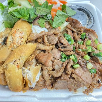 Pho Binh Minh - B3. Grilled Pork And Egg Rolls Bowl - Vietnamese Near Me - Maple Valley, Washington