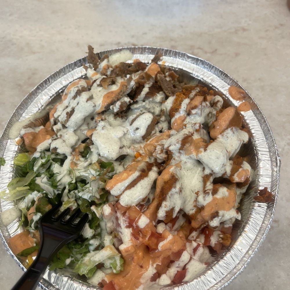 Big Guy’s Chicken & Rice - Big Guy's Mixed Rice Platter - Mediterranean Near Me - Euless, Texas