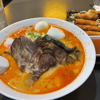 NUDO - Tonkatsu ramen with extra spice added. Super good! - Asian Fusion Near Me - Spokane, Washington