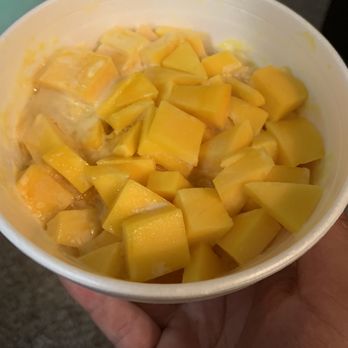 The Koop - Mango Bingsoo (Snow Ice) they slice the mango right in front of you, so fresh and refreshing! - Korean Near Me - Camp Hill, Pennsylvania The Koop - Mango Bingsoo (Snow Ice) they slice the mango right in front of you, so fresh and refreshing! - Korean Near Me - Camp Hill, Pennsylvania