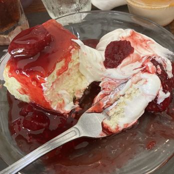 The Beef House - Strawberry cheese cake whipped cream - Seafood Near Me - Covington, Indiana