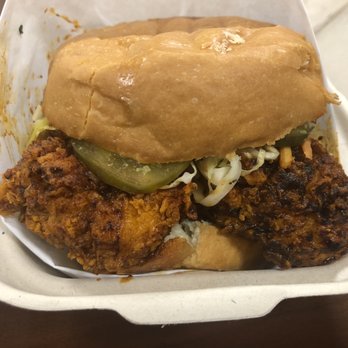 Birdies - Nashville Chicken Sandwich with medium spice, very flavorful - Donuts Near Me - Los Angeles, California Birdies - Nashville Chicken Sandwich with medium spice, very flavorful - Donuts Near Me - Los Angeles, California