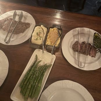 Herbs & Rye - Ribeye (18oz) , Asparagus, Whipped Garlic Mash, Truffle Mac and Cheese, Filet Mignon (9oz) - Steakhouses Near Me - Las Vegas, Nevada