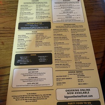 Big A's On the Riverfront - Menu - Bars Near Me - Saint Charles, Missouri Big A's On the Riverfront - Menu - Bars Near Me - Saint Charles, Missouri
