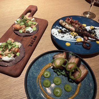Bacan - Lobster burrata, pork belly, and octopus - Cocktail Bars Near Me - Orlando, Florida