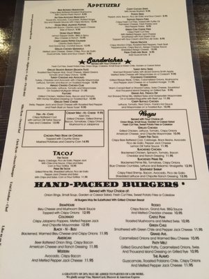 Menu photo 1 Grand Ave Grill Eagle, CO