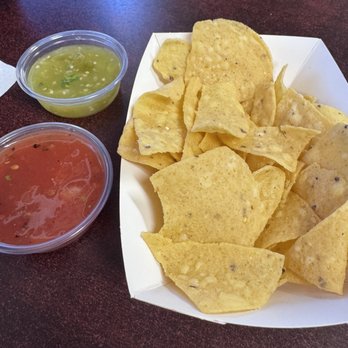 Tacos Romero - Chips and salsa (verde and mild) came with the meal - Tacos Near Me - Galt, California Tacos Romero - Chips and salsa (verde and mild) came with the meal - Tacos Near Me - Galt, California