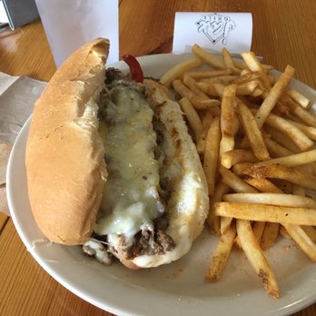 Jax Grill - Got the Phlily Cheese steak special today - Burgers Near Me - Bellaire, Texas