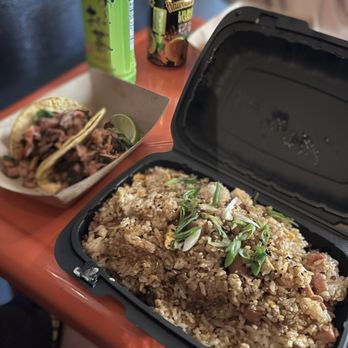 Kenji's - Spam fried rice and steak tacos. - Barbeque Near Me - Reno, Nevada