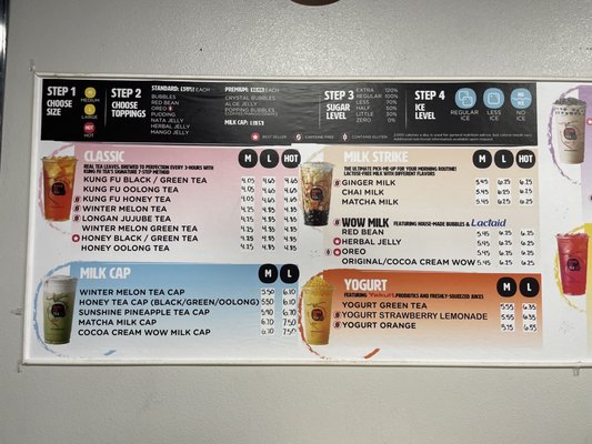Menu photo 1 Kung Fu Tea Modesto, CA Menu photo 1 Kung Fu Tea Modesto, CA
