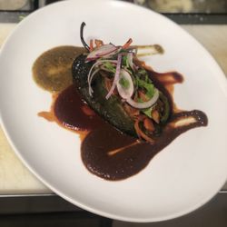 Luchador Urban Taqueria - Our Vegan Chile Relleno!