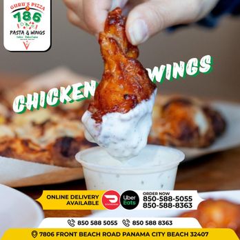 Guru’s Pizza 786 - WINGS WITH RANCH - Italian Near Me - Panama City, Florida Guru’s Pizza 786 - WINGS WITH RANCH - Italian Near Me - Panama City, Florida