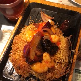 Fried noodles and shrimp dish. Very good!!! Fried noodles and shrimp dish. Very good!!!