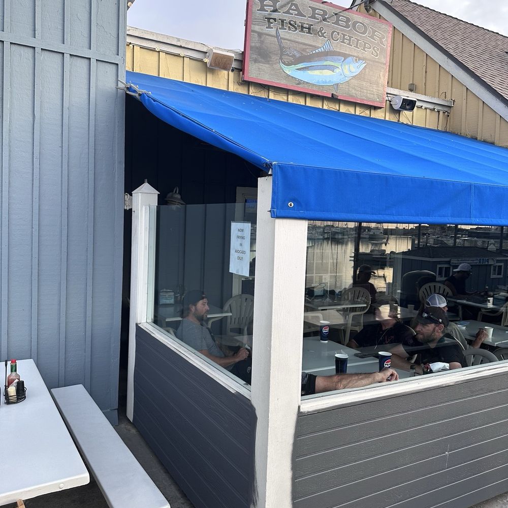 Harbor Fish & Chips - Restaurant view from the outside - Fish & Chips Near Me - Oceanside, California Harbor Fish & Chips - Restaurant view from the outside - Fish & Chips Near Me - Oceanside, California
