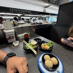 Kura Revolving Sushi Bar - Clean, good service and a fun date location!