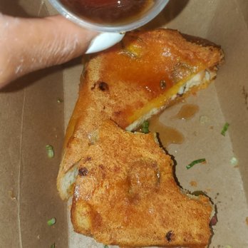 Furman's Coffee - Tasty grilled cheese minus a few bites. Maple drizzle. - Coffee & Tea Near Me - Brooklyn, New York
