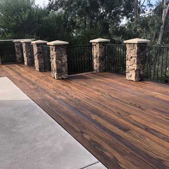 Deck Doctor - Two coats of stain - looks awesome! - Pressure Washers Near Me