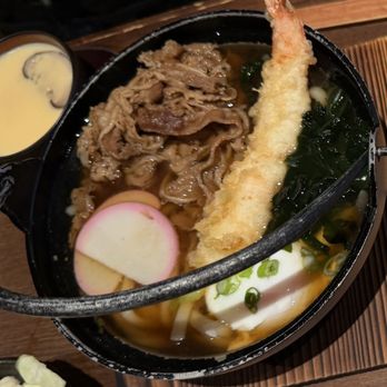 Tendon Kohaku - Kohaku Dashi Stock Udon - Japanese Near Me - Bellevue, Washington