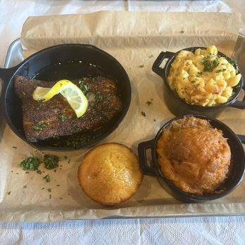 Old Lady Gang - Kandis Honey Glazed Blackened Salmon - Southern Near Me - Atlanta, Georgia