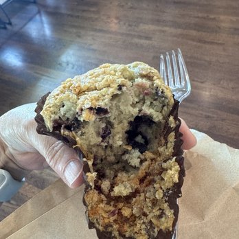 Shouting Grounds Coffee - GF Cherry  Muffin - Coffee & Tea Near Me - New Caney, Texas