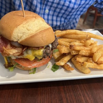 Eli's Table - Burger with fries - Southern Near Me - Charleston, South Carolina Eli's Table - Burger with fries - Southern Near Me - Charleston, South Carolina