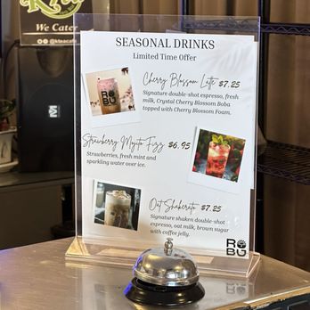 Robu Coffee - Seasonal drinks (July 2024) - Coffee & Tea Near Me - Mountain View, California Robu Coffee - Seasonal drinks (July 2024) - Coffee & Tea Near Me - Mountain View, California