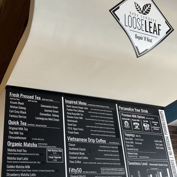 Loose Leaf Boba Co - Menu - Bubble Tea Near Me - Santa Ana, California