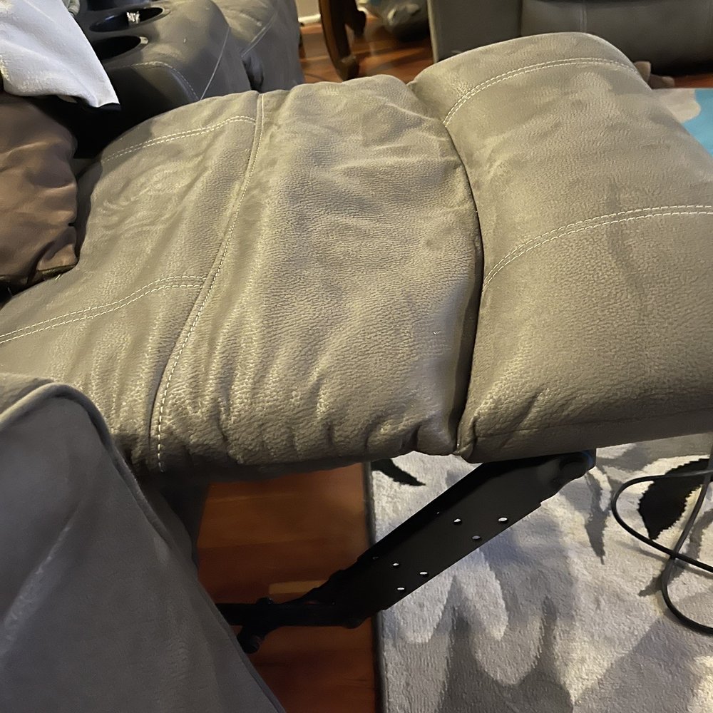 Ashley Store - Recliner with puffed up fabric - Furniture Stores Near Me - Raleigh, North Carolina Ashley Store - Recliner with puffed up fabric - Furniture Stores Near Me - Raleigh, North Carolina