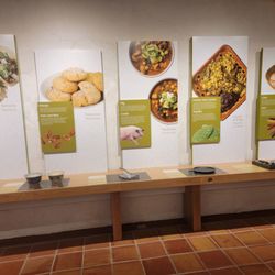 Mission San Juan Capistrano Catholic Church - A culinary legacy display at San Juan Mission visitor contact station.