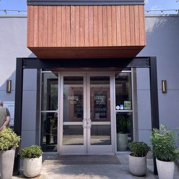 Bamboo Sushi - Exterior of Bamboo Sushi at the University Village Shopping Center in Seattle. - Sushi Bars Near Me - Seattle, Washington