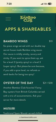 Menu photo 8 The Bamboo Club Long Beach, CA Menu photo 8 The Bamboo Club Long Beach, CA