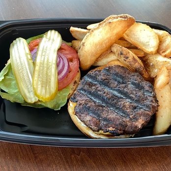 Ashling Kitchen and Bar - Cheeseburger, cooked well done (I know). Pickles rearranged. - New American Near Me - Crofton, Maryland Ashling Kitchen and Bar - Cheeseburger, cooked well done (I know). Pickles rearranged. - New American Near Me - Crofton, Maryland