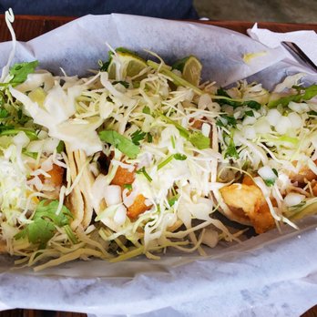 Firewood - 2 fish tacos, 1 shrimp taco - New American Near Me - Murphys, California Firewood - 2 fish tacos, 1 shrimp taco - New American Near Me - Murphys, California