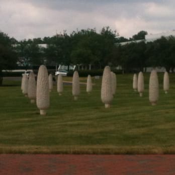 Field of Corn Sculpture - FOCS:  just before the storm. - Public Art Near Me - Dublin, Ohio