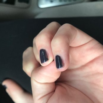 Bellacures - Gel manicure - poorly painted. - Nail Salons Near Me - Santa Monica, California Bellacures - Gel manicure - poorly painted. - Nail Salons Near Me - Santa Monica, California
