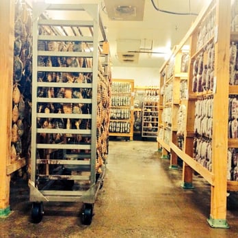 Smoking Goose - Ageing room. - Meat Shops Near Me - Indianapolis, Indiana