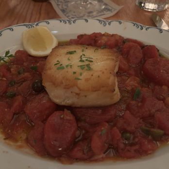 Lavo - Chilean Seabass Puttanesca gf. Cooked perfectly golden with crispy bit edges - Italian Near Me - Las Vegas, Nevada