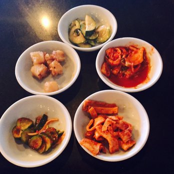 GOGI - Kimchi, tofu, cucumbers, potato, and zucchini. All super good!!! - Sushi Bars Near Me - Chandler, Arizona