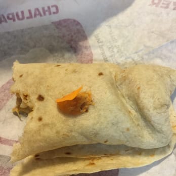 Taco Bell - Orange sticker in my shredded chicken burrito. NEVER AGAIN will I eat at this place. - Fast Food Near Me - Fontana, California Taco Bell - Orange sticker in my shredded chicken burrito. NEVER AGAIN will I eat at this place. - Fast Food Near Me - Fontana, California
