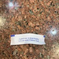 La Bella China Restaurant - Fortune cookie!