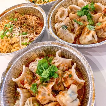 The Dumpling Lady - Pork & Chives Dumplings, Chicken & Mushroom Dumplings, Dan Dan Noodles, Spicy Beef Noodles - Szechuan Near Me - Charlotte, North Carolina The Dumpling Lady - Pork & Chives Dumplings, Chicken & Mushroom Dumplings, Dan Dan Noodles, Spicy Beef Noodles - Szechuan Near Me - Charlotte, North Carolina