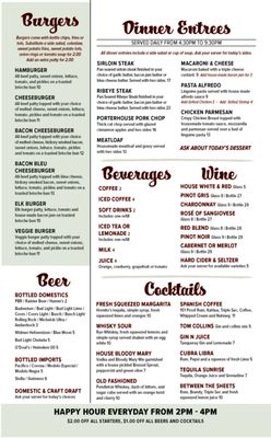Menu photo 3 Lamplighter Cafe and Lounge Oakland, OR