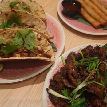 Pink Buddha - @food_explore_travel_adventure Sisig tacos, Kung Pao Chicken w/ Fried Rice and Leche Flan. The Leche Flan was absolutely decadent. - Chinese Near Me - El Cajon, California Pink Buddha - @food_explore_travel_adventure Sisig tacos, Kung Pao Chicken w/ Fried Rice and Leche Flan. The Leche Flan was absolutely decadent. - Chinese Near Me - El Cajon, California