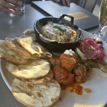 Rootstock - Shareable Tapas Plate w/ Crab dip and meatballs - Venues & Event Spaces Near Me - Woodstock, Georgia